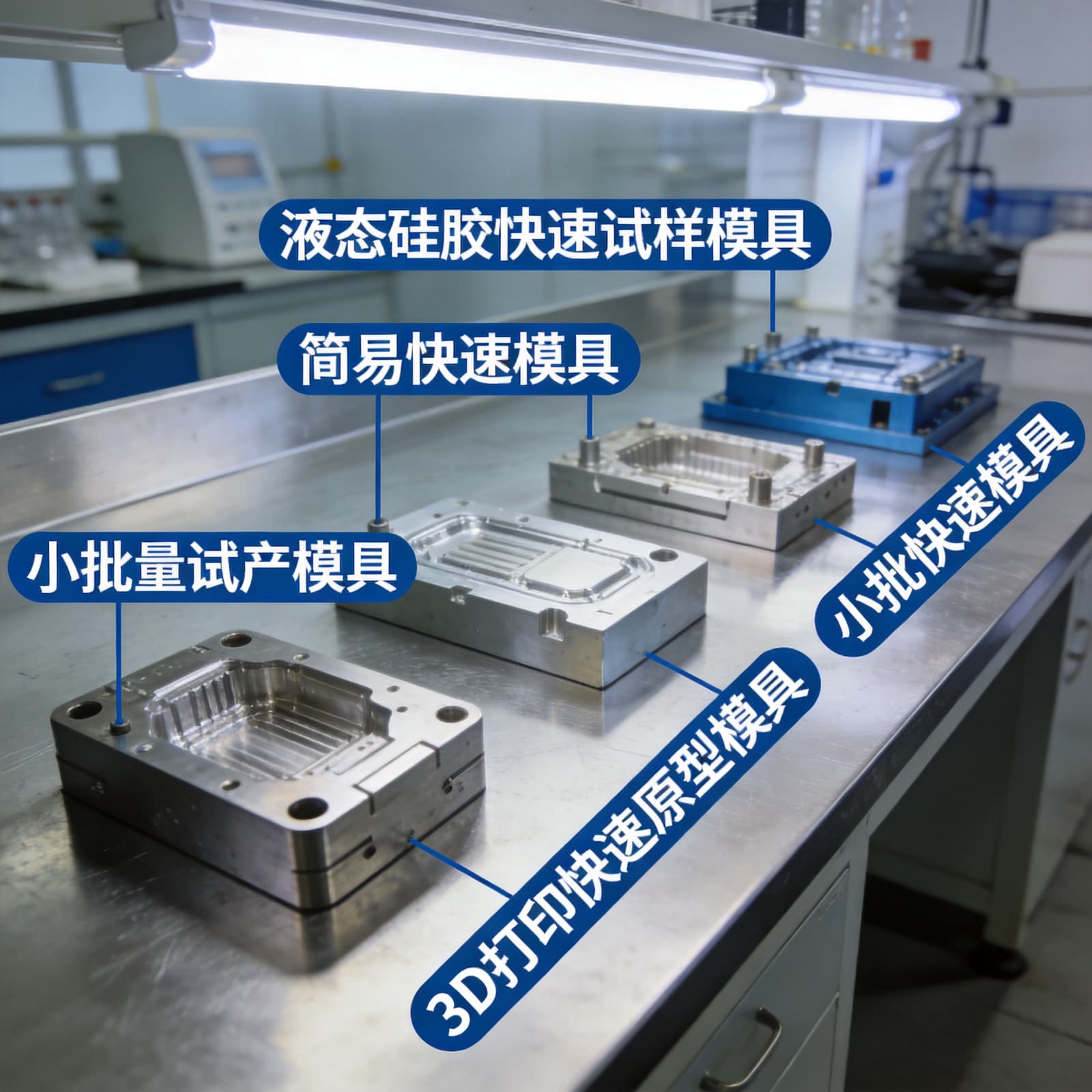 液态硅胶快速试样模具