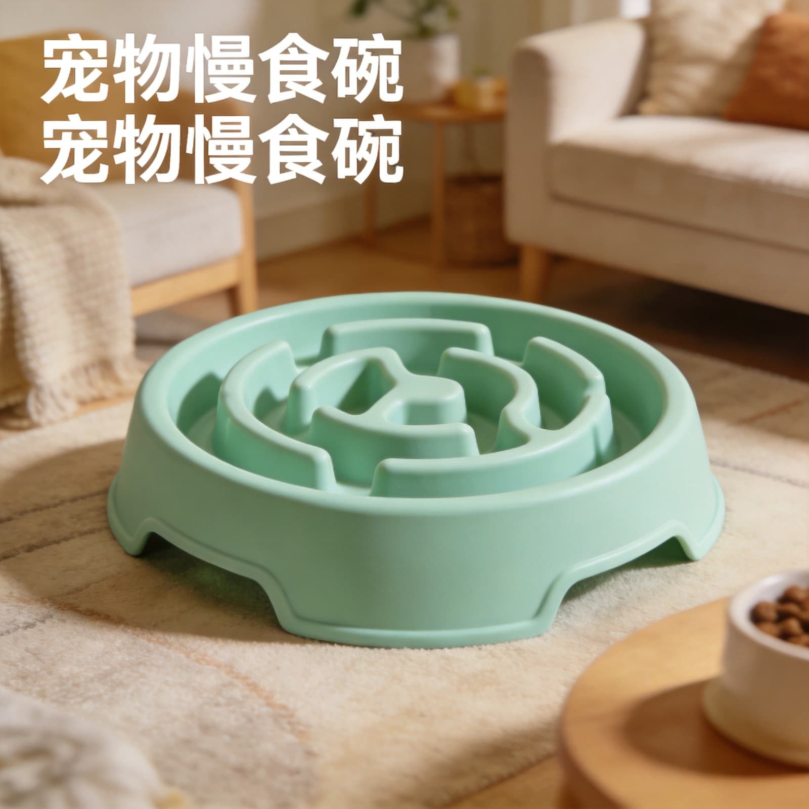 硅胶宠物慢食碗防噎食盆